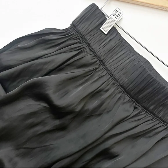 Halston Heritage Black Draped Harem Pants Size L - Picture 5 of 9